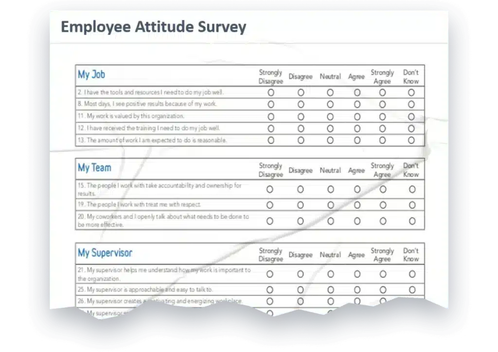 Surveys that feel like tests